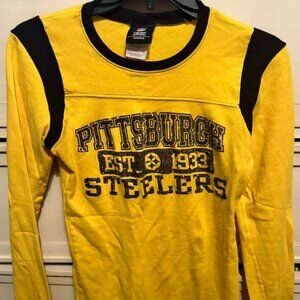 SLong Sleeve Pittsburgh Steelers T Shirt - Size Small